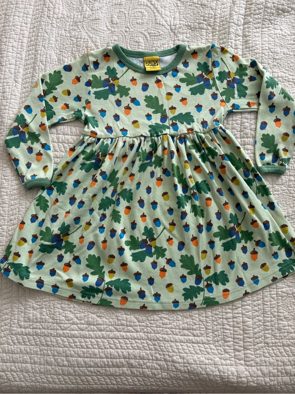 DUNS Sweden Long Sleeve Dress with Gathered Skirt